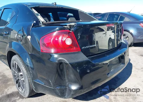 2014 Dodge Avenger Se из США, поврежденный, VIN 1C3CDZAB0EN214930